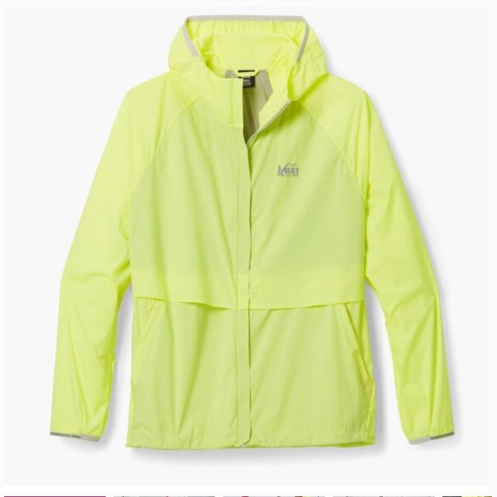 REI Co-op Women's REI C-PACTV PRSTS CYCLN G JCKTWULTRA YELLOW nwt